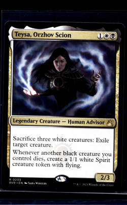 2024 MTG Magic the Gathering RVR Ravnica Remastered #233 Teysa Orzhov Scion LP - Image 1