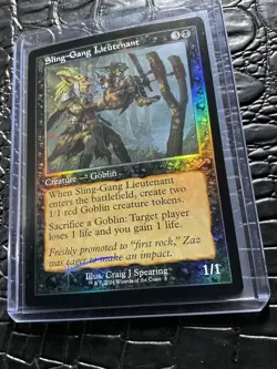 Sling-Gang Lieutenant (Retro Frame) Modern Horizons Foil - Image 3
