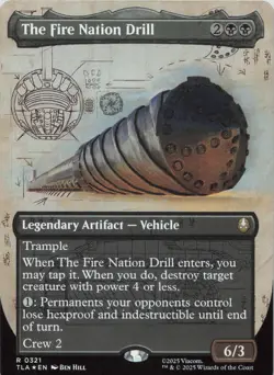 The Fire Nation Drill (Borderless) - FOIL - R Avatar: The Last Airbender 321 - Image 1