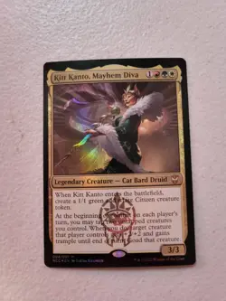 MTG Kitt Kanto, Mayhem Diva (4/485) Streets of New Capenna Commander FOIL NM - Image 1