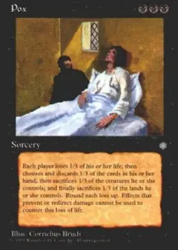 1 x Pox - Ice Age - Heavy Play - MTG - Image 1