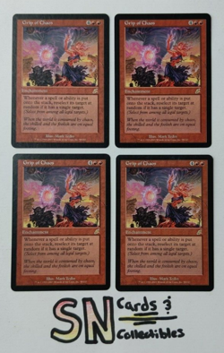 4x Grip of Chaos (Scourge)! SP/NM - Free Shipping! - Image 1