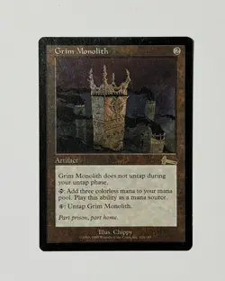 Grim Monolith - Urza’s Legacy (ULG) - Lightly Played - Reserved List - Authentic - Image 1
