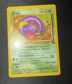 Ekans (Italian) Fossil 46/62 Pokemon TCG Card HP Regular Common - Image 1
