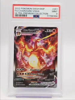 CHARIZARD VMAX 2022 POKEMON SWSH BSP ULTRA PREMIUM SWSH261 PSA 9 Q0004 - Image 1
