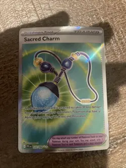 Sacred Charm 122/94 Full Art Holo - Phantasmal Flames Pokemon TCG NM Free Ship - Image 1