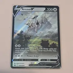 Pokemon Sword & Shield Arceus V SWSH204 Black Star Promo NM - Image 1