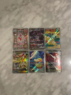 Pokemon TCG Japenese Mixed AR.SIR Lot Of 6 Hydrogien,Psyduck,Dreepy - Image 1