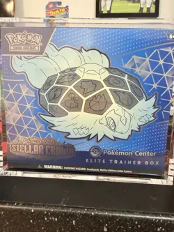 NEW Pokemon TCG: Stellar Crown Pokemon Center Exclusive Elite Trainer Box ETB - Image 1