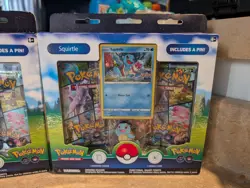 3 Pokemon Go TCG Pin Collection (Squirtle, Bulbasaur, Charmander) New & Sealed 820650850813 - Image 3