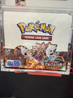 Pokemon TCG Scarlet & Violet Obsidian Flames Booster Box Factory Sealed + Case - Image 1