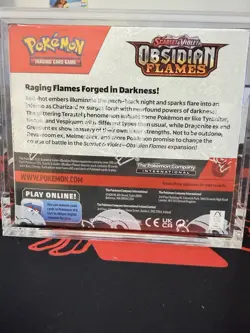 Pokemon TCG Scarlet & Violet Obsidian Flames Booster Box Factory Sealed + Case - Image 3