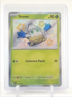 SNOVER 2024 POKEMON PALDEAN FATES SHINY RARE HOLO 100/091 Q3687 - Image 1