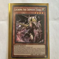 Yu-Gi-Oh! Lacrima the Crimson Tears MP25 1st Edition Fiend Effect Holo - Image 1