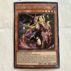Yu-Gi-Oh! Lacrima the Crimson Tears MP25 1st Edition Fiend Effect Holo - Image 2