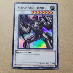 Yugioh Scrap Archfiend DREV-EN000 Super Rare LP Holo Foil - Image 1