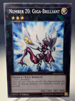 Number 20: Giga-Brilliant *Shatterfoil* BP03-EN119 Battle Pack 3 LP YuGiOh! - Image 1