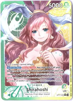 ULTRA RARE ALT ART LOW POP CUSTOM ONE PIECE!!! OP11 Shirahoshi #OP11-022 - Image 1