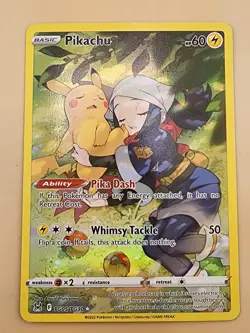Pikachu TG05/TG30 Swsh11: Lost Origin Trainer Gallery Holo Lightly Played (LP) - Image 2