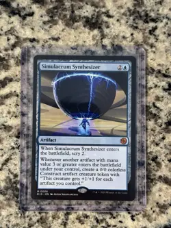 MTG Simulacrum Synthesizer 0006 Outlaws of Thunder Junction: The Big Score NM - Image 1