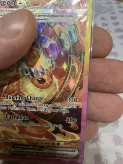 Flareon Ex 146/131 Prismatic Evolutions Special Illustration Rare SIR Pokemon LP - Image 4