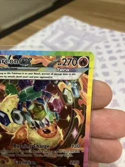 Flareon Ex 146/131 Prismatic Evolutions Special Illustration Rare SIR Pokemon LP - Image 5