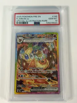 Flareon EX 146/131 Prismatic Evolutions PSA 10 Pokemon Special Illustration SIR - Image 5