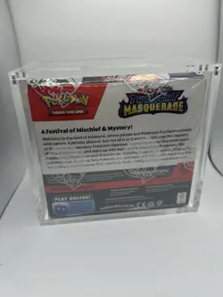 Pokemon TCG: Twilight Masquerade Factory Sealed Booster Box w/ Acrylic Case - Image 3
