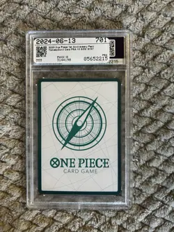 Namco One Piece CCG Don!! Card Yamato 1st Anniversary Foil Promotion PSA 10 - Image 2
