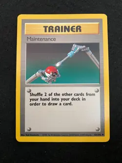Maintenance 83/102 Base Set Near Mint (NM) - Pokemon card TCG WOTC 1999 vintage - Image 1