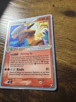 Pokemon TCG Typhlosion EX Holo Rare Card 110/115 2005 Unseen Forces - Image 2