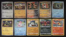 Pokemon TGC Illustrator Shinji Kanda Art Lot: 10 Card Collection Set - Image 1