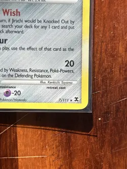 Jirachi Lv. 39 7/111 Holo Rare Rising Rivals Pokemon TCG 2009 Card - Image 5
