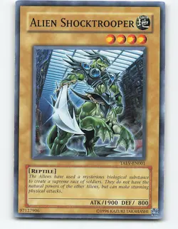 Alien Shocktrooper #TAEV-EN001 Yugioh Card - Image 1