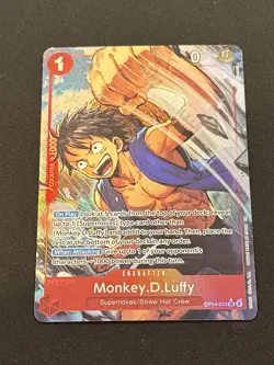 One Piece TCG OP14-013 Monkey .D. Luffy AA Alt Art Card Game CCG English NM - Image 2