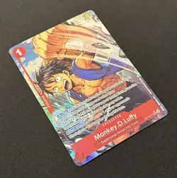 One Piece TCG OP14-013 Monkey .D. Luffy AA Alt Art Card Game CCG English NM - Image 4
