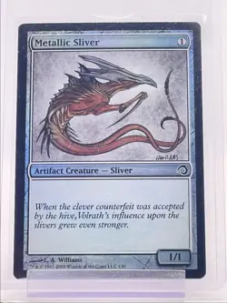 METALLIC SLIVER 2009 MAGIC THE GATHERING PREMIUM DECK SERIES SLIVERS Q3501 - Image 1