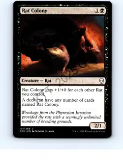 Rat Colony #101 Common Dominaria MTG NP NM/NM+ - Image 1