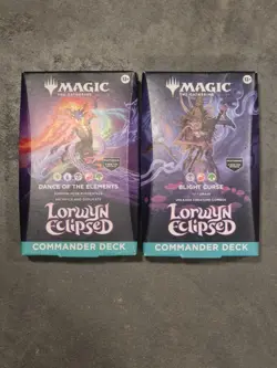 MTG Lorwyn Eclipsed Commander Decks Set of 2 (One of Each Deck) - New and Sealed - Image 1