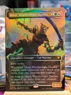 Mirri Weatherlight Duelist (Borderless) Foil Magic the Gathering Special Guests - Image 1