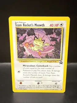 Pokemon - Black Star Promo - Team Rocket's Meowth - #18 I - Image 1