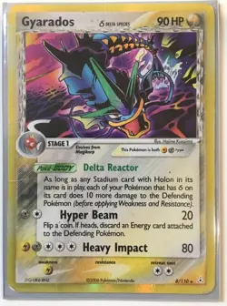 Pokemon TCG Gyarados EX Holon Phantoms 8 Reverse Holo Holo Rare - Image 1