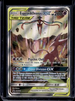 2016-19 Pokemon SM Black Star Promos Espeon & Deoxys Tag Team #SM240 - Image 1