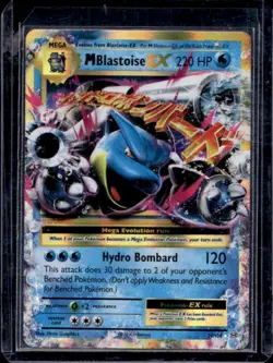 2016 Pokemon XY Evolutions Mega Blastoise EX Holo #22/108 - Image 1