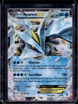 2015 Pokemon XY Ancient Origins Kyurem EX Holo #25/98 - Image 1