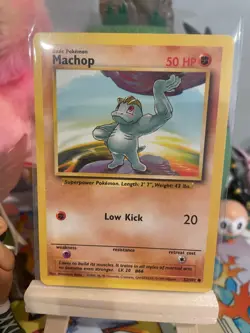 Machop (52/102) - Base Set Unlimited - Pokemon TCG - NM - Image 1