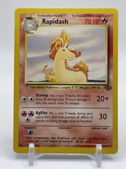 Rapidash 44/64 Uncommon 1999 Pokemon Jungle Unlimited Edition LP C7 - Image 1