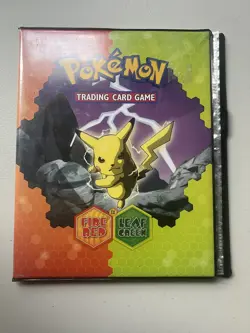 Pokemon Fire Red & Leaf Green 2004 Used 4 Pocket Ultra Pro Binder Pics - Image 1