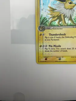Jolteon 3/17 Pop Series 3 Holo Rare Pokemon TCG MP - Image 4