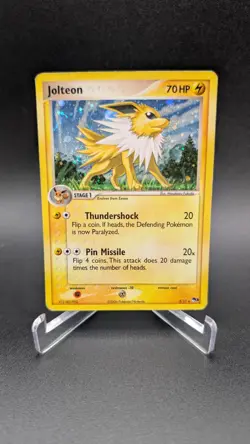 Pokemon TCG Jolteon Holo Card 3/17 2006 Pop Series 3 - Image 1